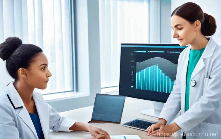 장애인재활상담사 상담 일지 작성법 - **Interdisciplinary Collaboration and Integrated Digital Records**
    A bright, modern clinic room ...