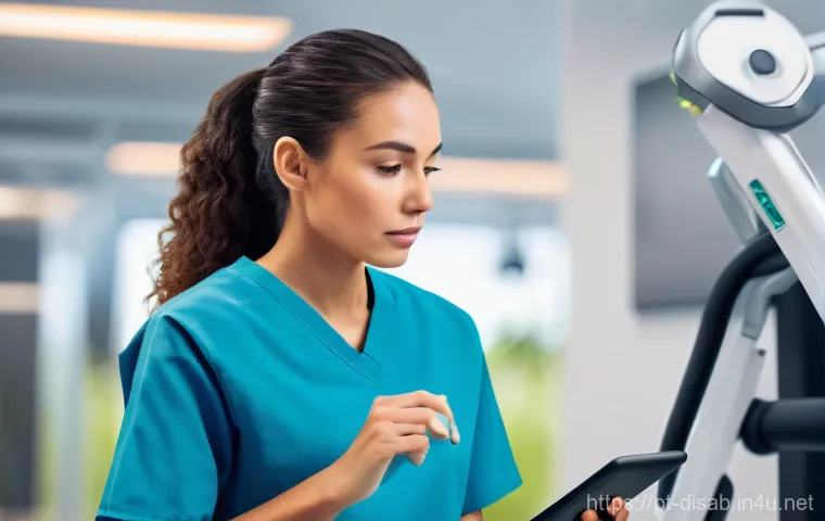 장애인재활상담사 업무 만족도와 성장 - **Prompt 1: The Guiding Hand of Rehabilitation**
    "A heartwarming scene depicting a diverse femal...