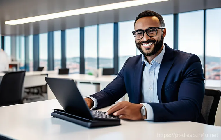 장애인재활상담사 진로 코칭 - **"Pioneering Independence: Assistive Technology in a Portuguese Rehab Lab"**
    A bright, ultra-mo...